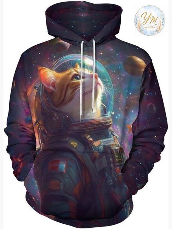 Other - Galaxy 3D Print Hoodie Pullover Long Sleeve Unisex Sweatshirt